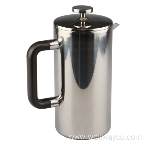 Double Wall French Press With Plastic Handle